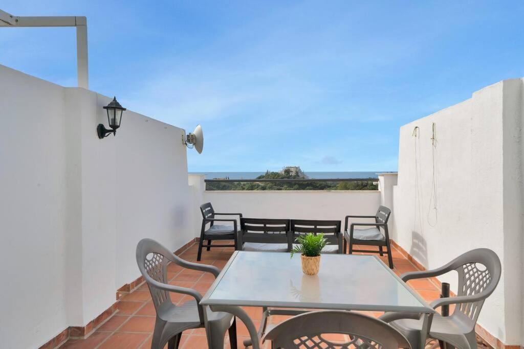 Duplex Con Vistas Al Mar, Piscina Y Gimnasio - Las Abejeras 226 Estepona Eksteriør bilde
