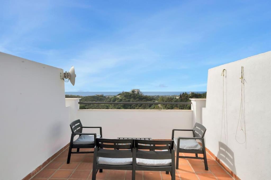 Duplex Con Vistas Al Mar, Piscina Y Gimnasio - Las Abejeras 226 Estepona Eksteriør bilde